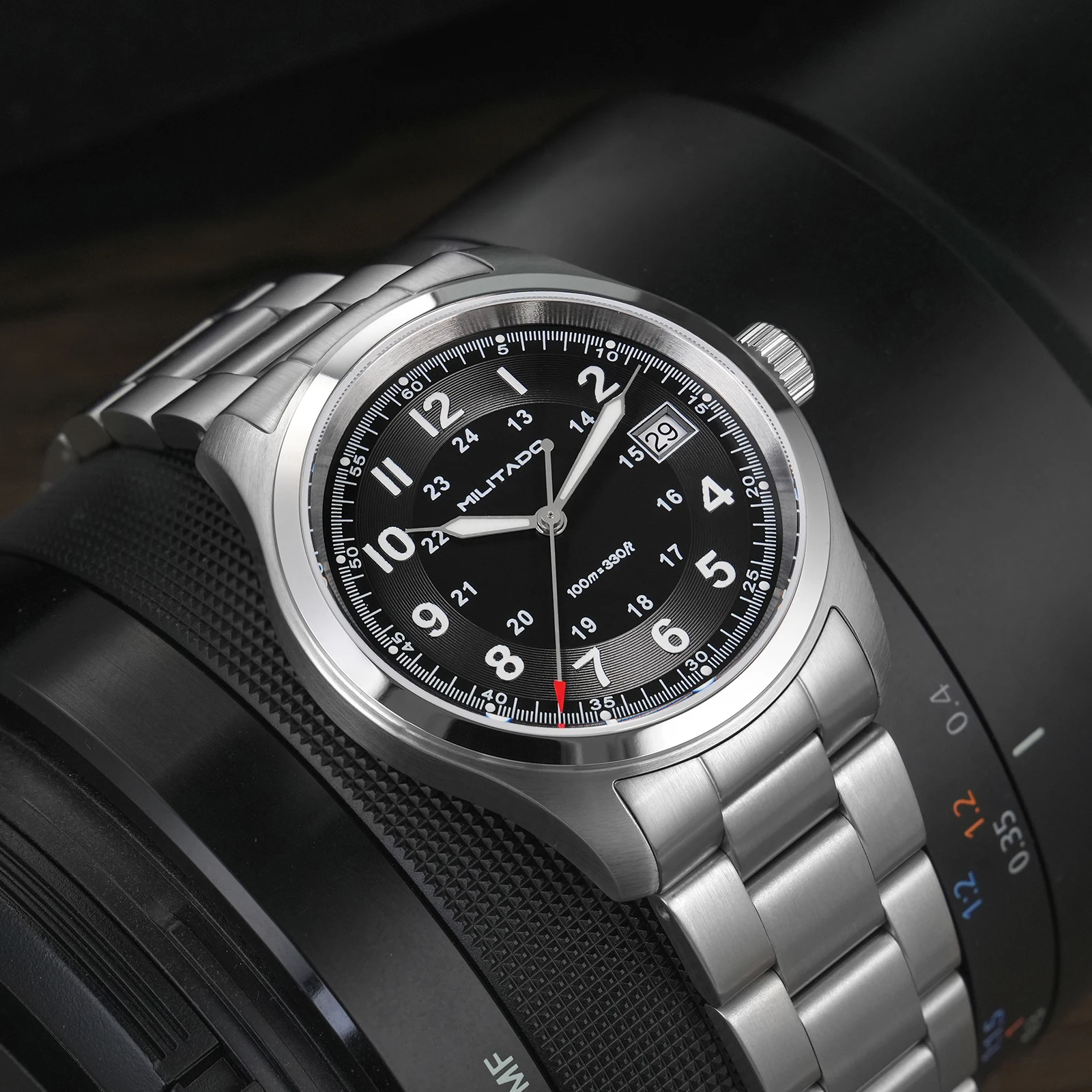 Militado ML08 Vintage quartz h - Diver Watch 300M recensie en prijs