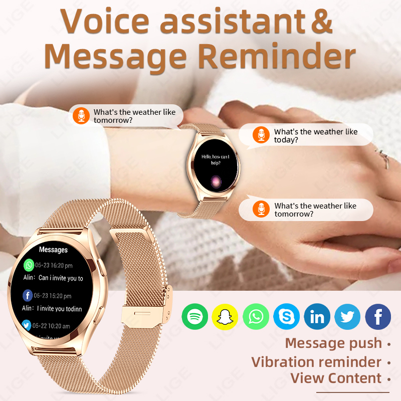LUIK Luxe Smart Watch voor vro - Luxury Watch In The World recensie en prijs