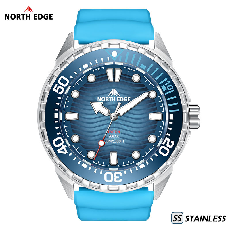 NORTH EDGE TRITON-TI Titanium  - Diver Watch 300M recensie en prijs