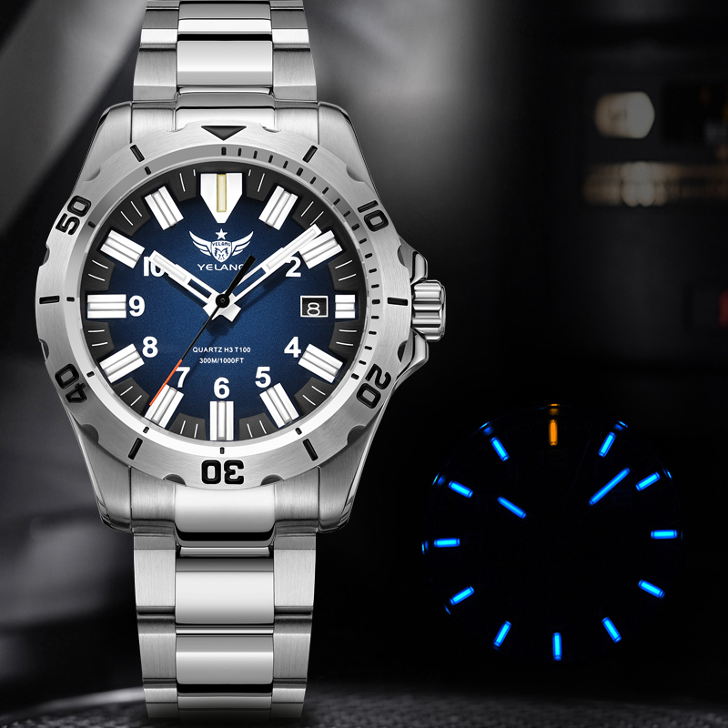 YELANG V1036 42 mm heren quart - Diver Watch 300M recensie en prijs