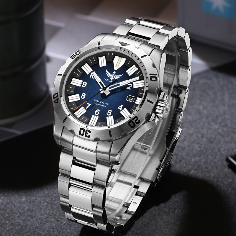 YELANG V1036 42 mm heren quart - Diver Watch 300M recensie en prijs