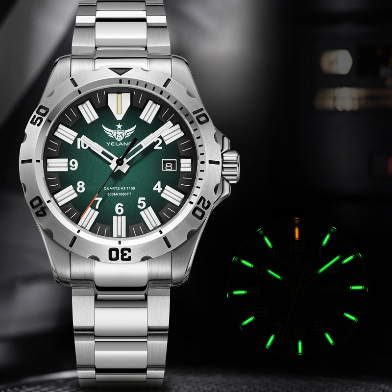 YELANG V1036 42 mm heren quart - Diver Watch 300M recensie en prijs