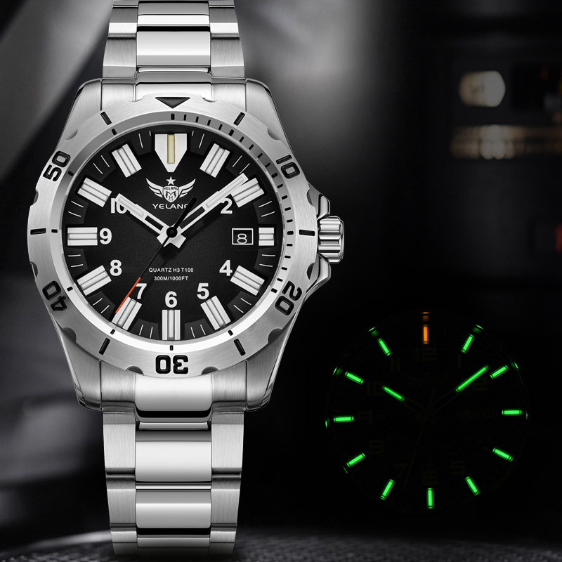 YELANG V1036 42 mm heren quart - Diver Watch 300M recensie en prijs
