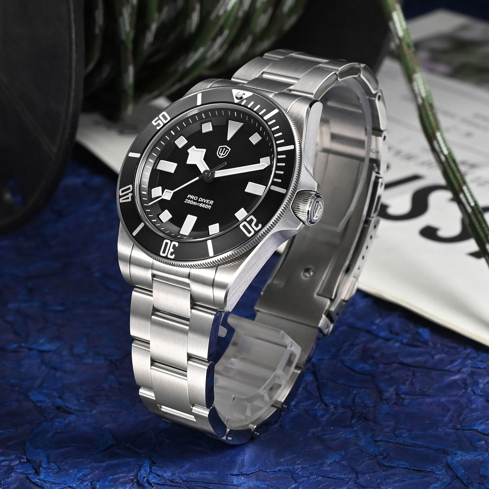 Watchdives WD1969 Pro 38 mm qu - Diver Watch 300M recensie en prijs